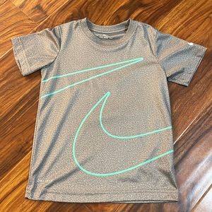Grey Nike dri-fit shirt